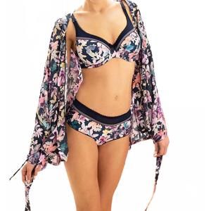 NEW ANTIGEL mille petales robe in aquarelle